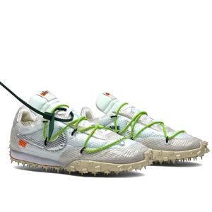 The Off-White x Nike Waffle Racer SP “Electric Green” by Virgil Abloh and Nike